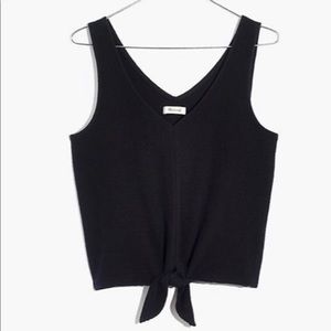 Madewell tie front tank